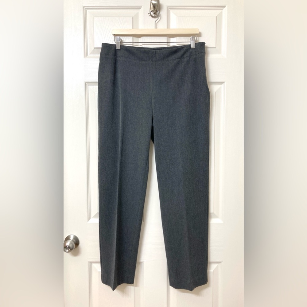 Talbots Women’s Heritage Gray High Rise Straight Leg Trousers Pants Size 12